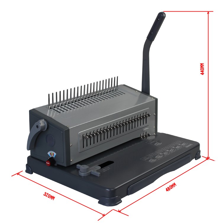 آلة تجليد يدوية بلاستيكية للمك - مراجعة Binding Machine Comb وسعره