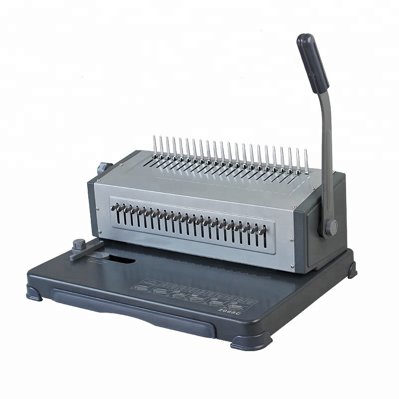 آلة تجليد يدوية بلاستيكية للمك - مراجعة Binding Machine Comb وسعره