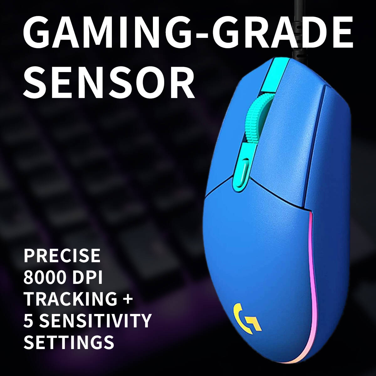 ماوس ألعاب لوجيتك G203 سلكي مو - مراجعة Logitech Mouse G203 وسعره