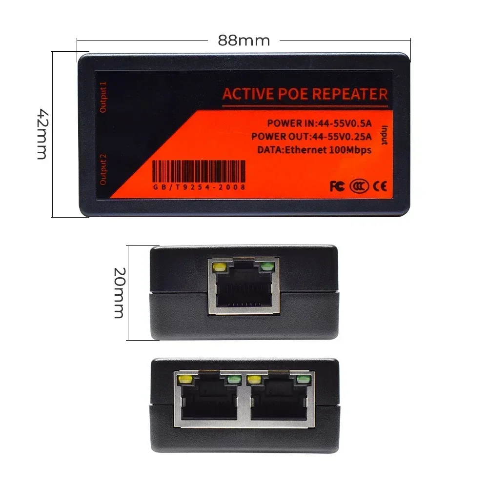 موسع PoE من 1 إلى 2 منفذ، نقل  - مراجعة Power Over Ethernet وسعره
